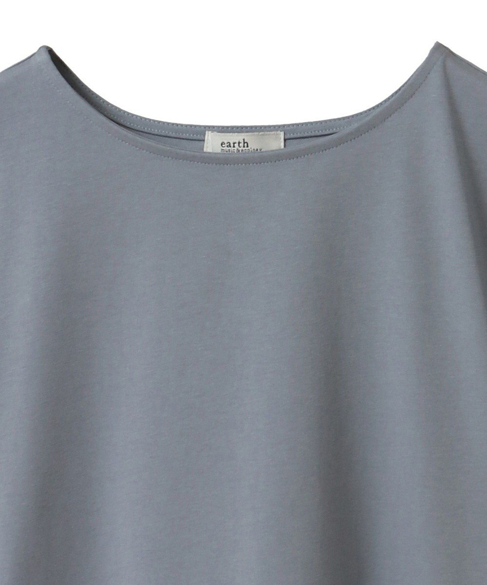 earth music&ecology フリルスリーブカットソー 
