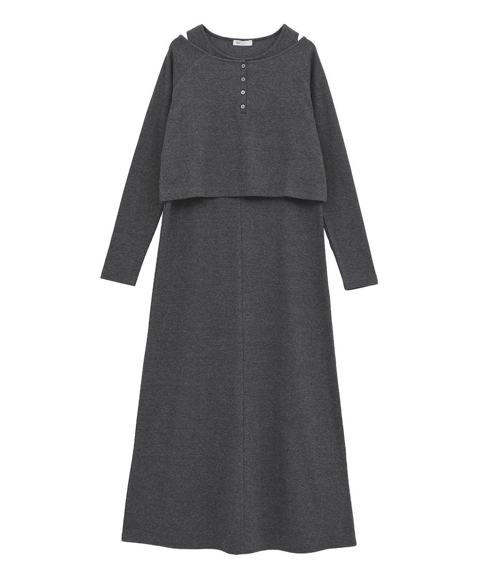 CRAFT STANDARD BOUTIQUE 2点セット/リブレイヤードワンピース 