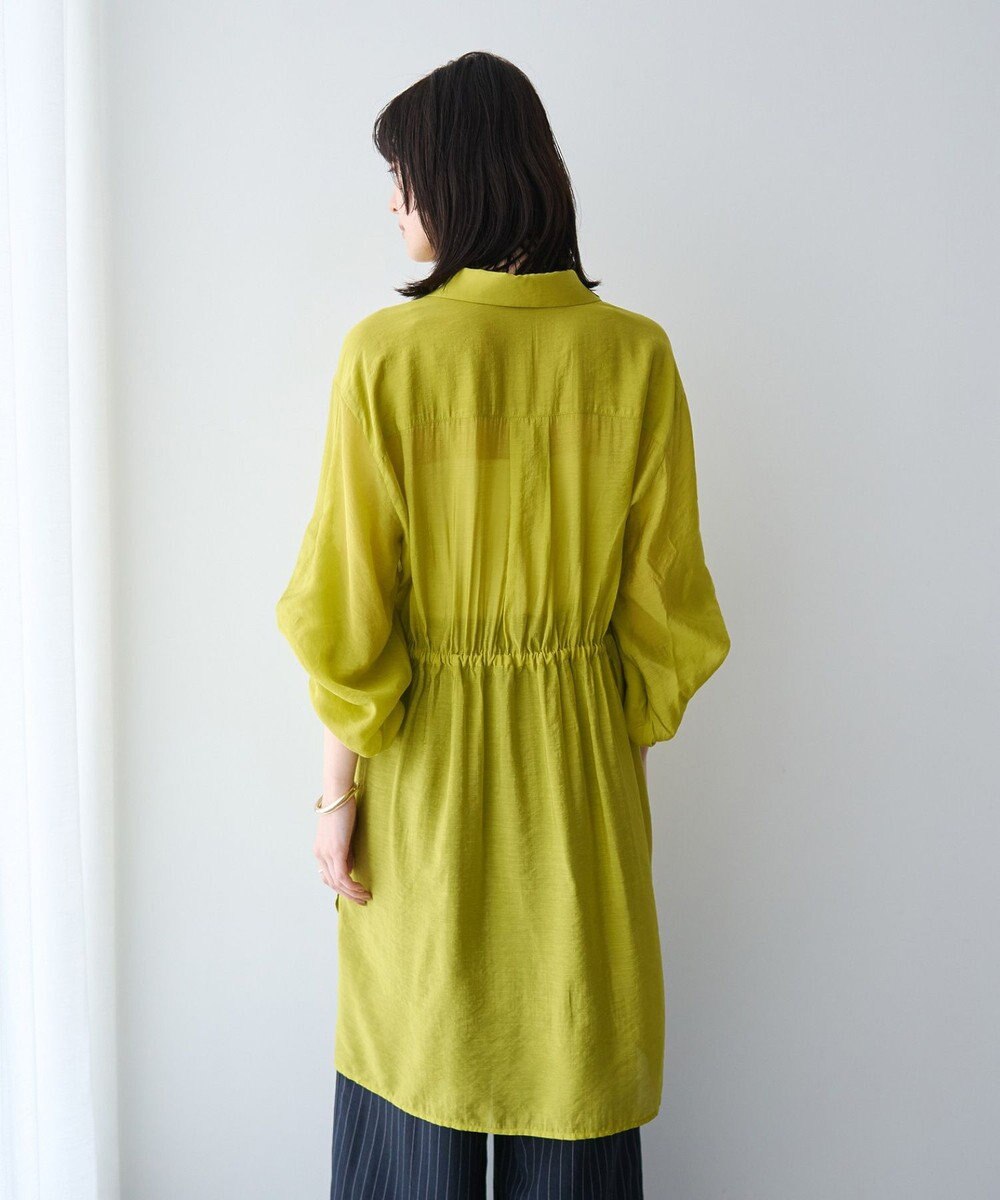 YECCA VECCA シアー2way袖バルーンチュニック 