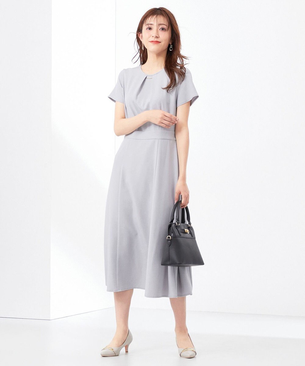 ANY SIS 【WEB・一部店舗限定】リネンライクポリエステル ワンピース 