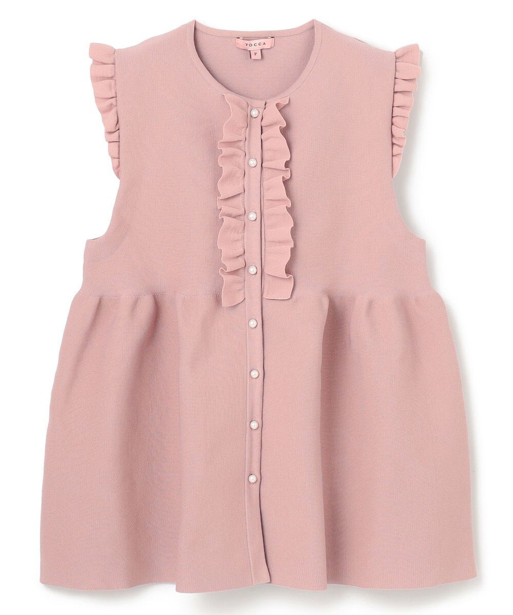 TOCCA 【洗える】DOLLY GILET ニットジレ 