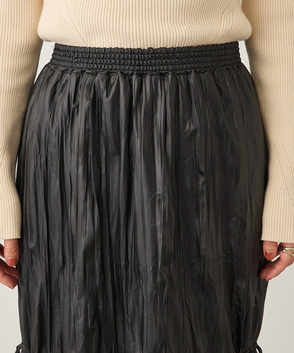 CRAFT STANDARD BOUTIQUE レザーライクギャザースカート 