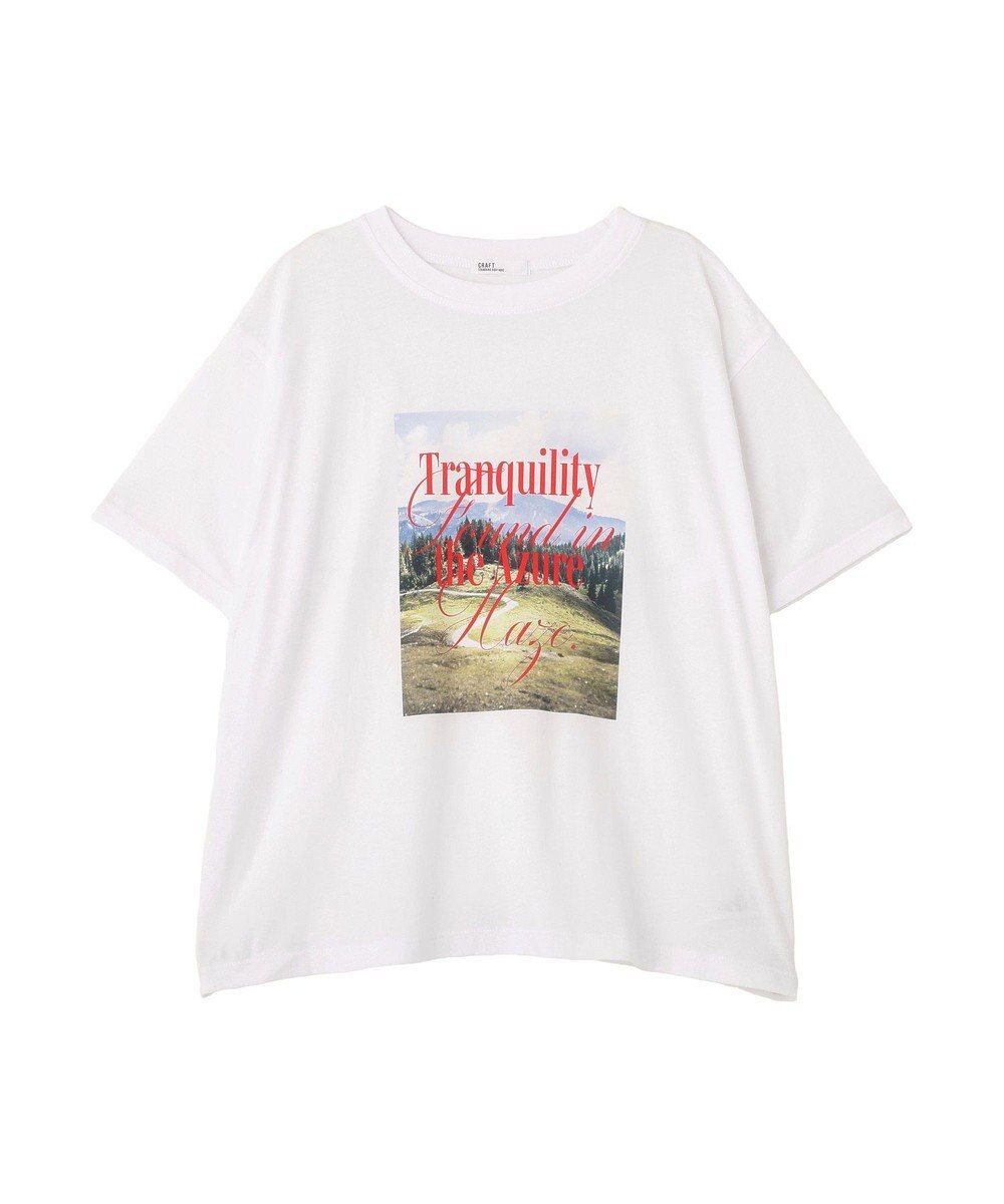 CRAFT STANDARD BOUTIQUE フォトプリントＴシャツ 