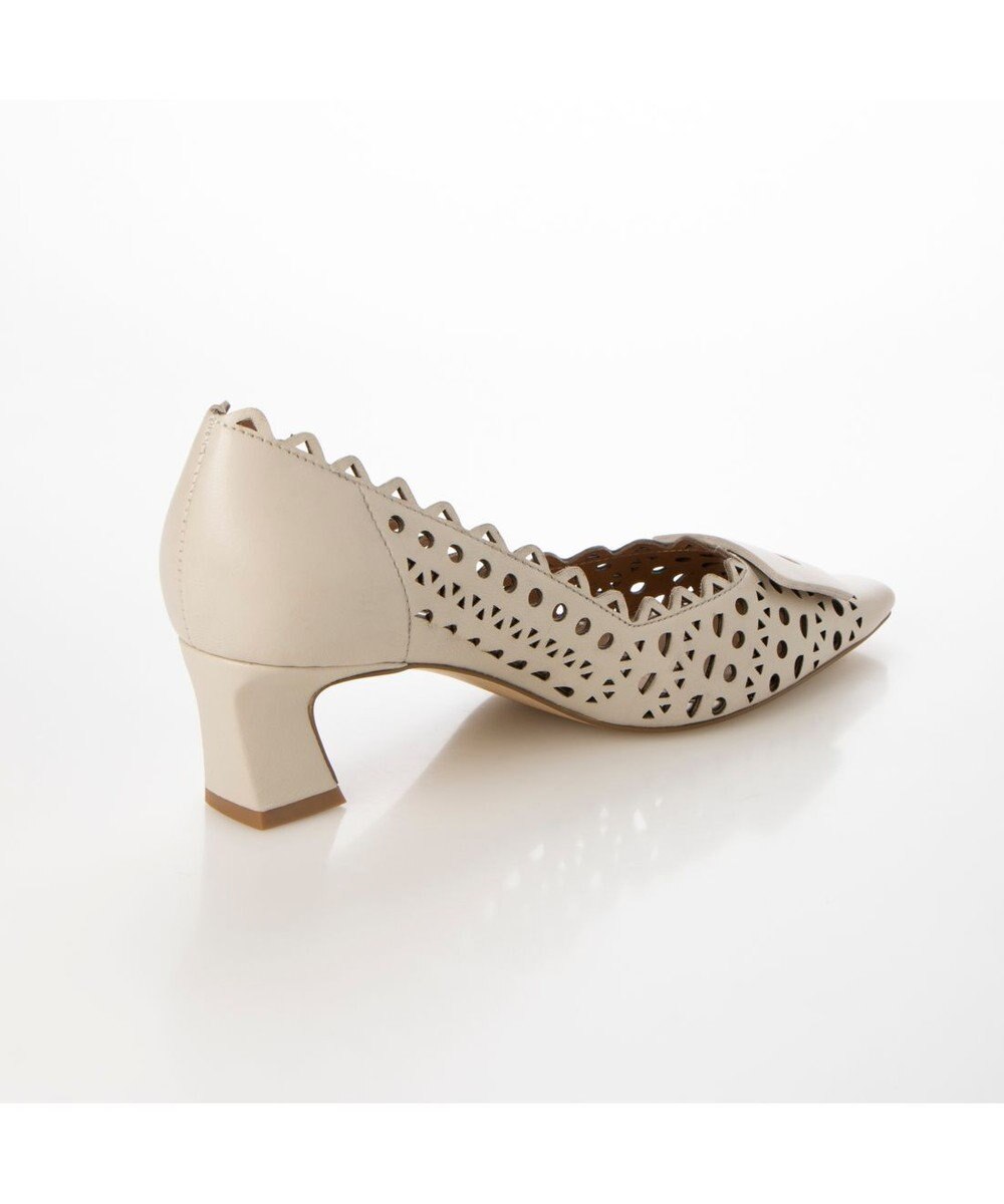 MODE ET JACOMO <MODE ET JACOMO>レーザーカットバックルモチーフパンプス 