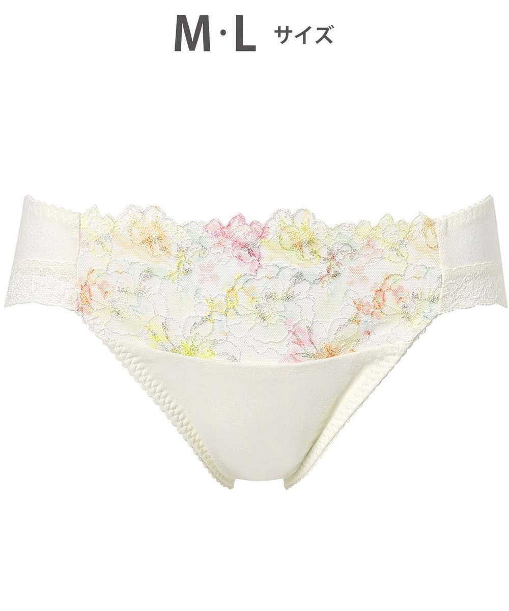 Wing ショーツ KB2060とペア 綿混素材（身生地部） やさしいはきごこち ナチュラルアップブラ はきこみ丈あさめ KF3360 ウイング／ワコール 