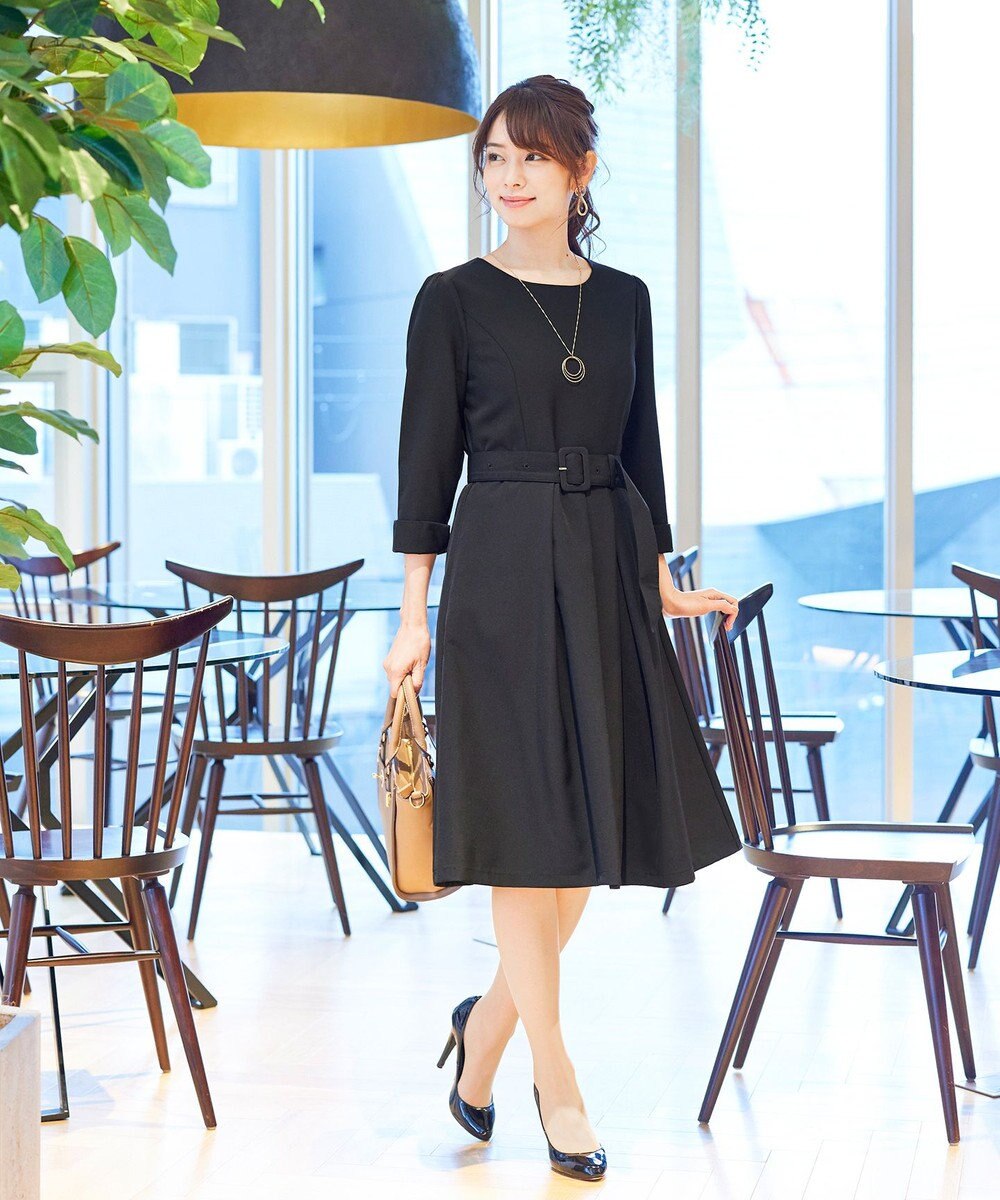 洗える 大人上品なアシンメトリータックワンピース Tiaclasse ファッション通販 公式通販 オンワード クローゼット