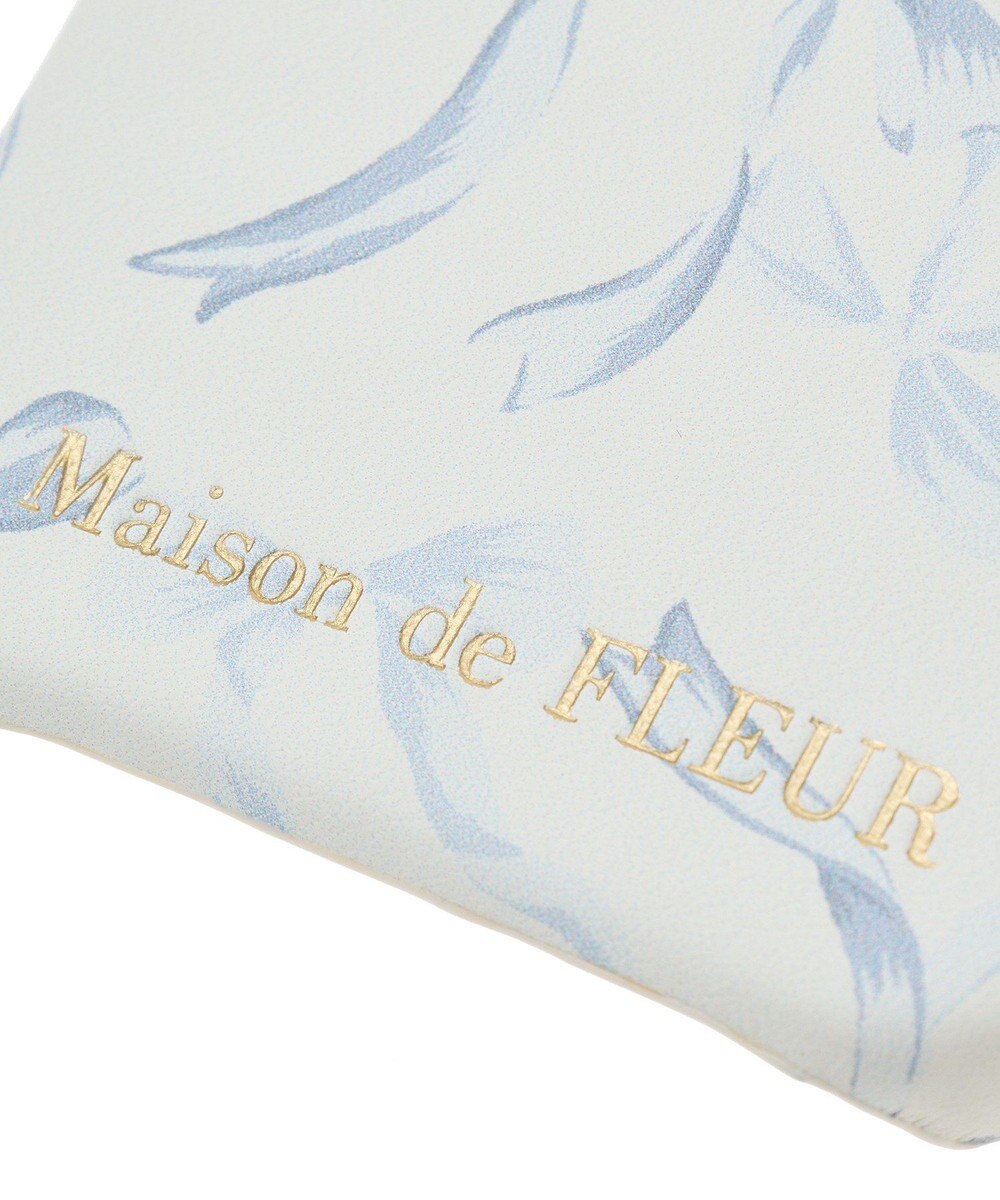 Maison de FLEUR リボンプリントアイフォン16ケース 