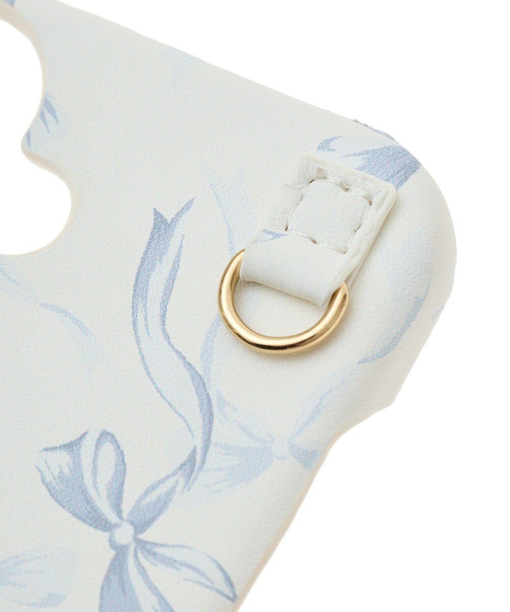 Maison de FLEUR リボンプリントアイフォン16ケース 