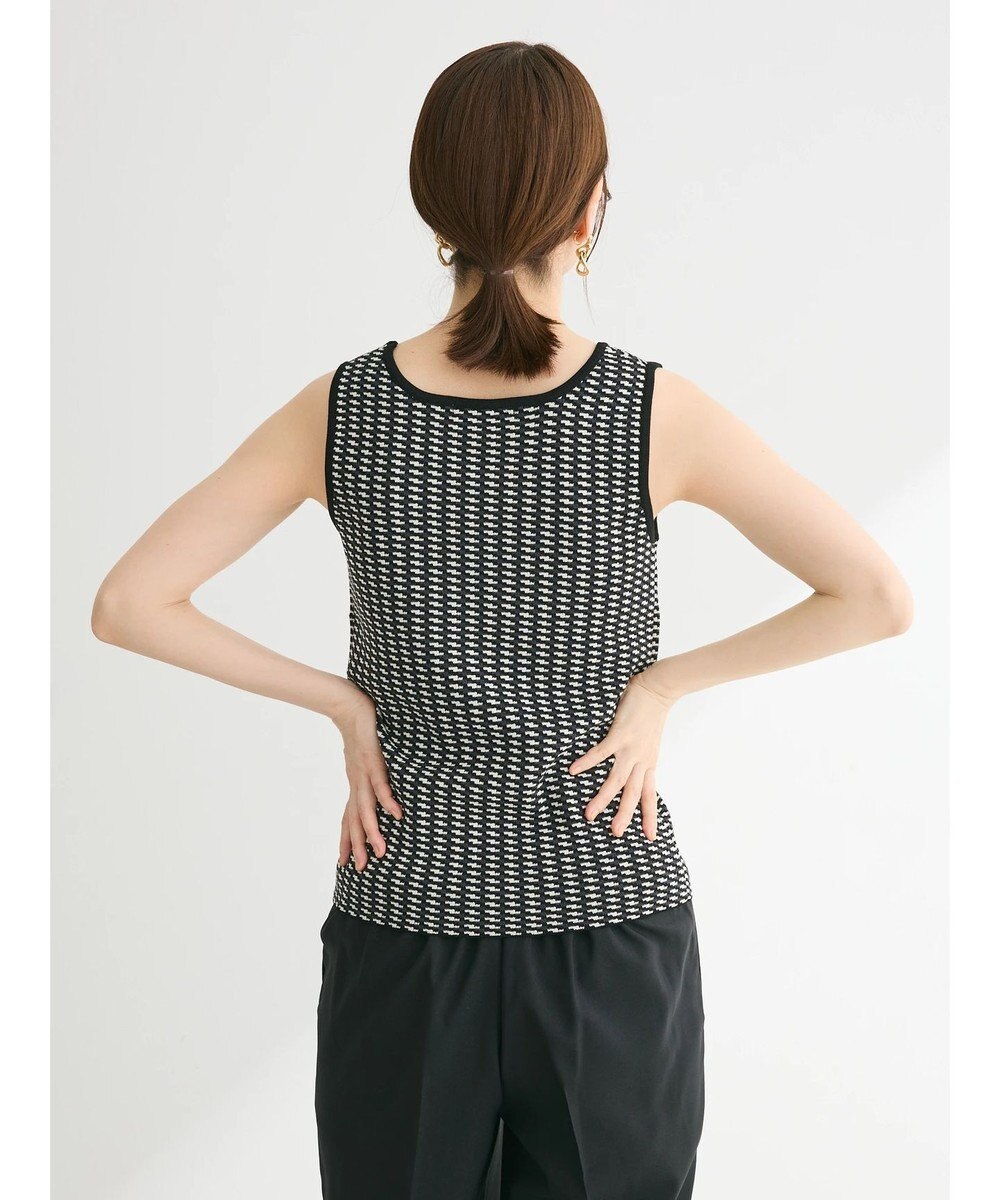 Green Parks ジャガード柄スクエアニットプルオーバー 