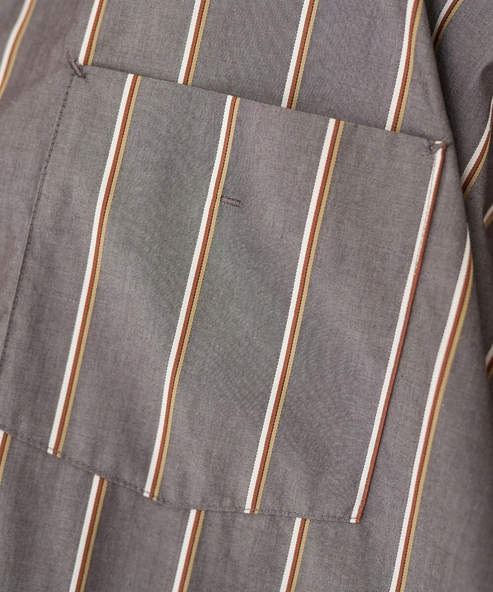 AMERICAN HOLIC ドビーストライプロングシャツ 