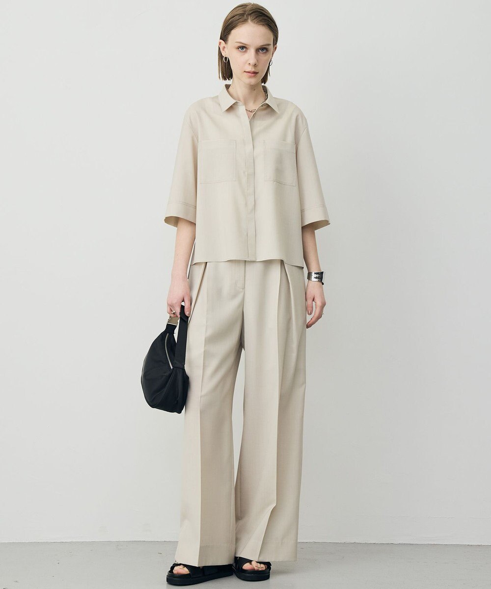 ICB L 【先行予約】ドライクールトロ 5分袖シャツ 