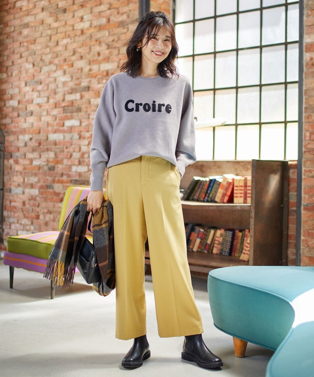 ANY 【ウエストゴム/ストレッチ/裏起毛】シークレットウォーム　ワイド 