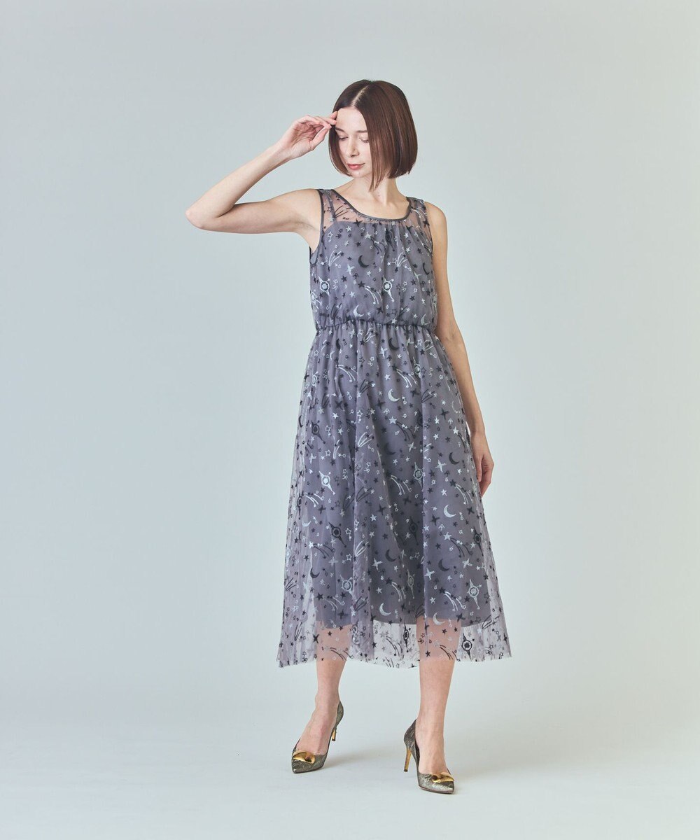 GRACE CONTINENTAL スペースembチュールドレス 