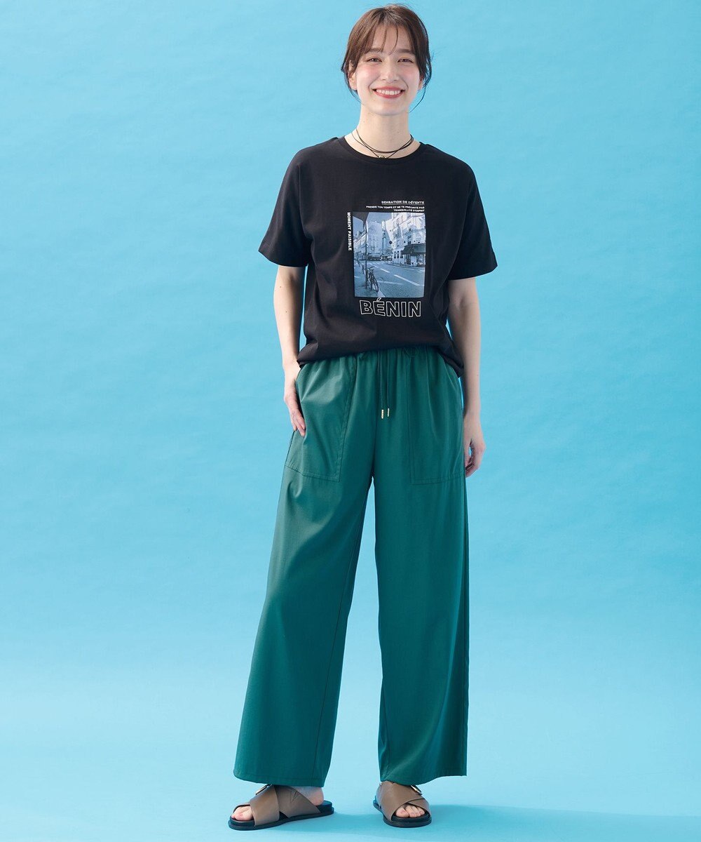 ANY L オーガビッツロゴ・フォトTシャツ 