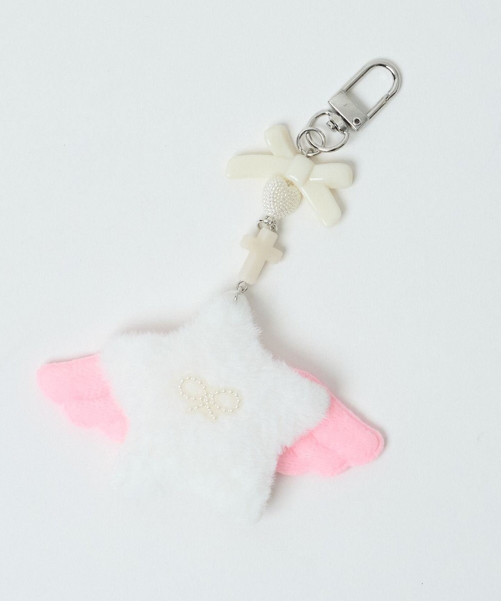 WEGO ふわふわウィングストラップキーホルダー 