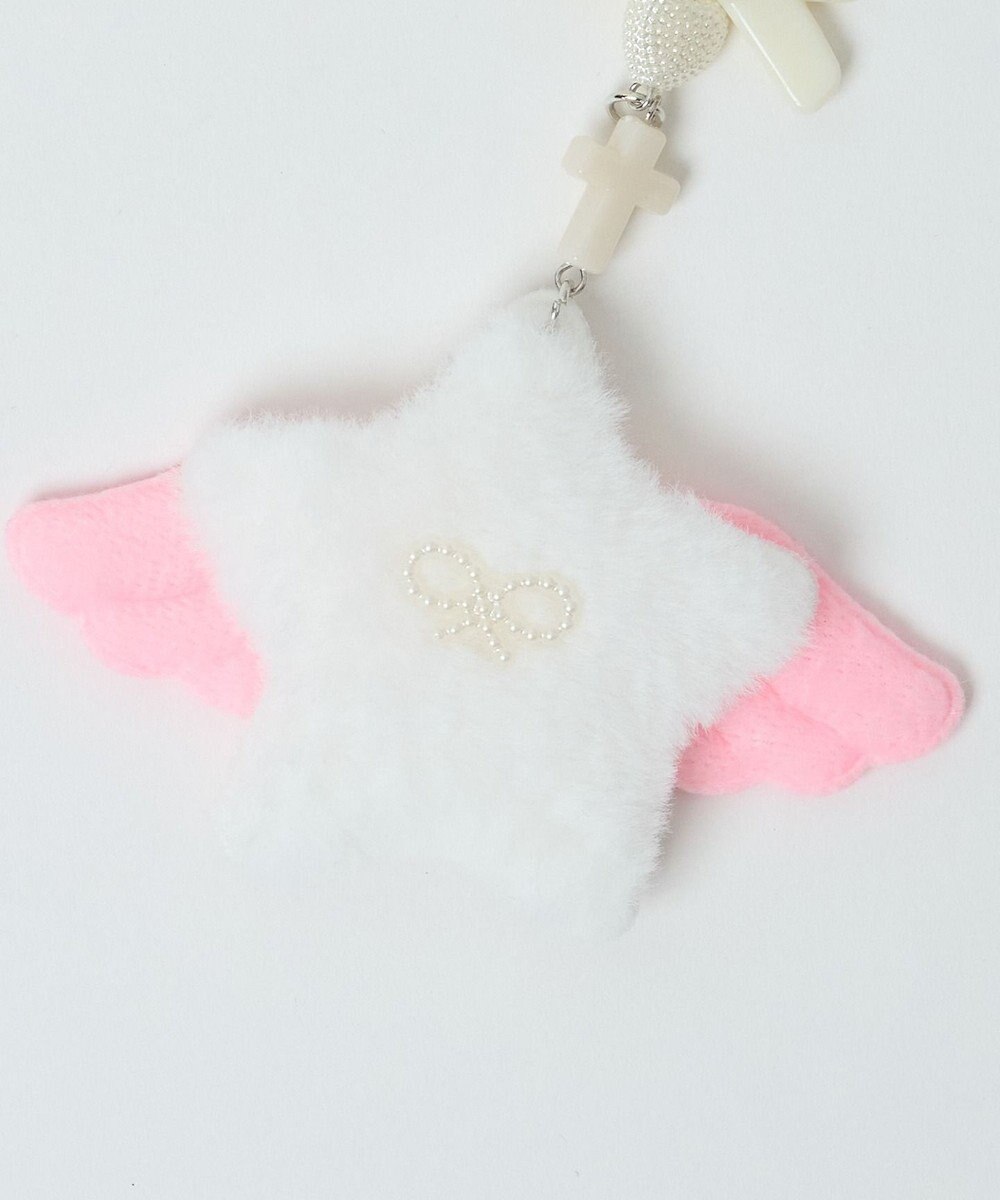 WEGO ふわふわウィングストラップキーホルダー 