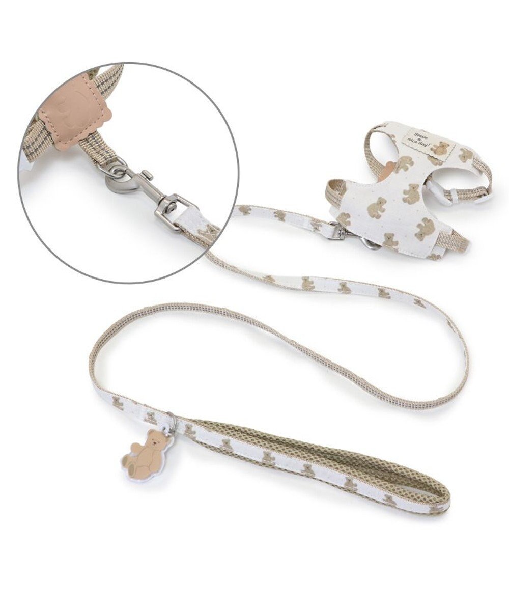 PET PARADISE ペットパラダイス くまちゃん スリム ハーネス＆リード 小型犬 S 