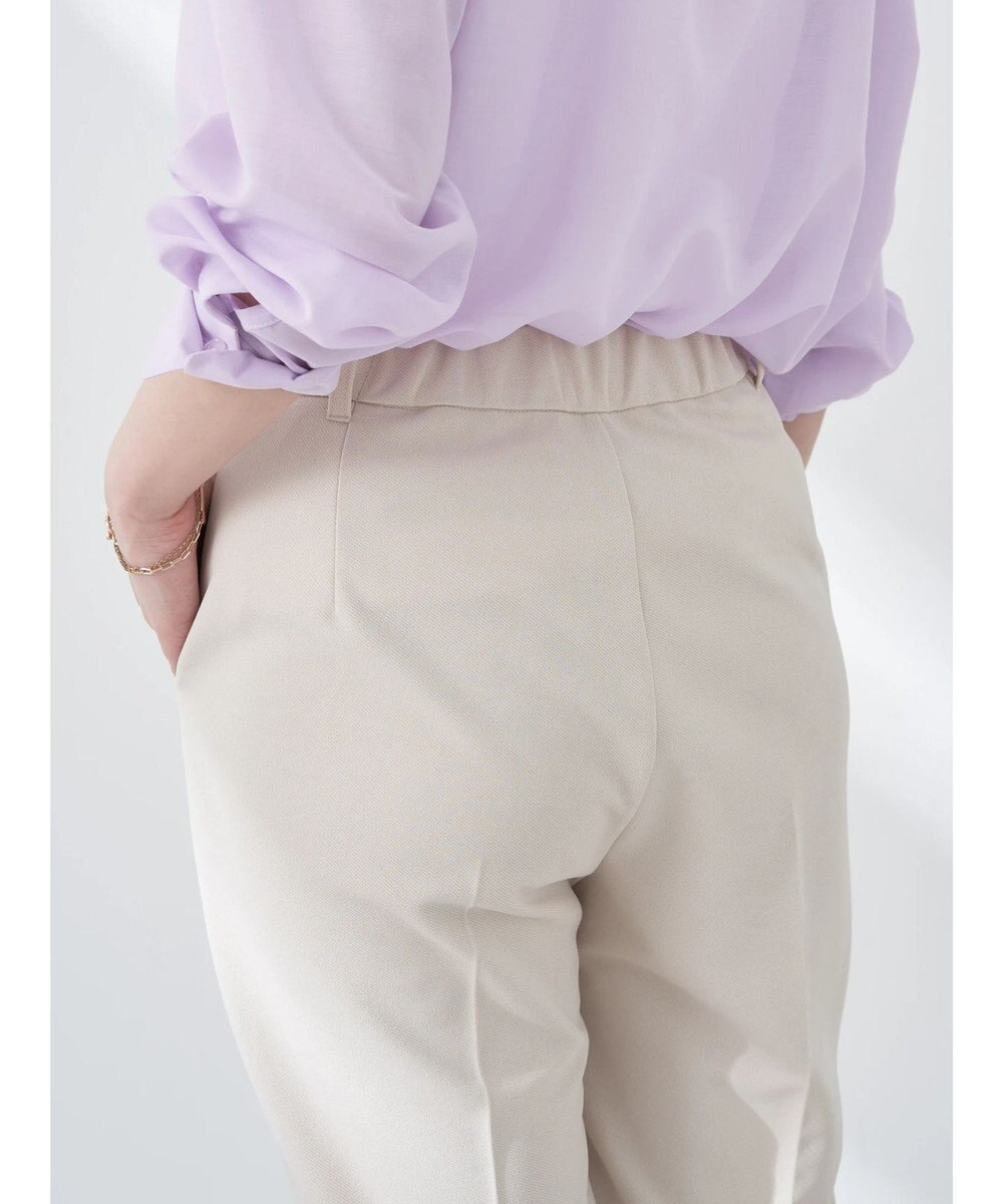 earth music&ecology カットツイルスリットセミフレアパンツ 