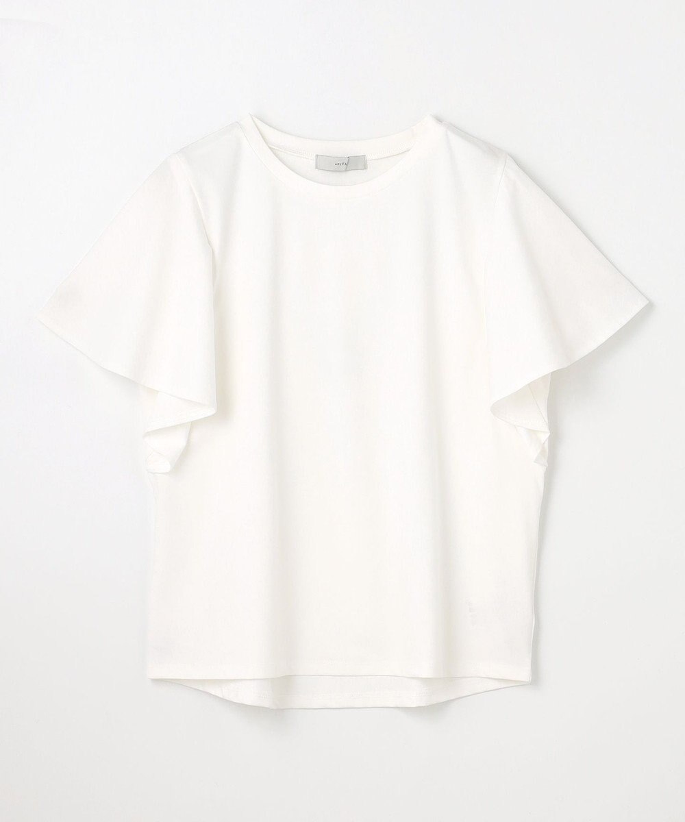 ANY L 【洗濯機可/接触冷感/UVケア】ソロナフリルスリーブプルオーバー 