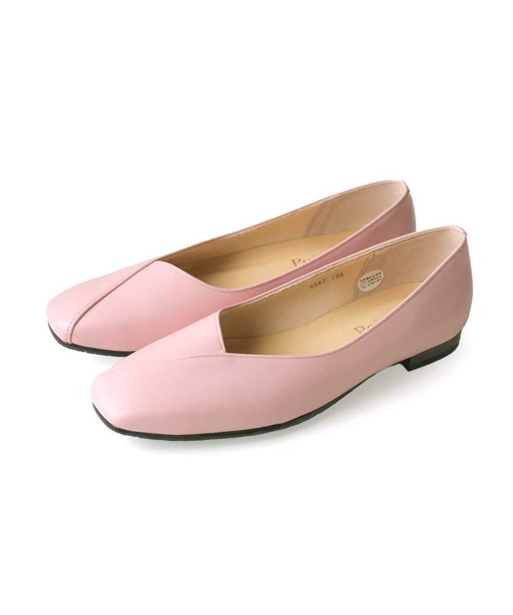 Pointer 日本製 本革Vカットパンプス 