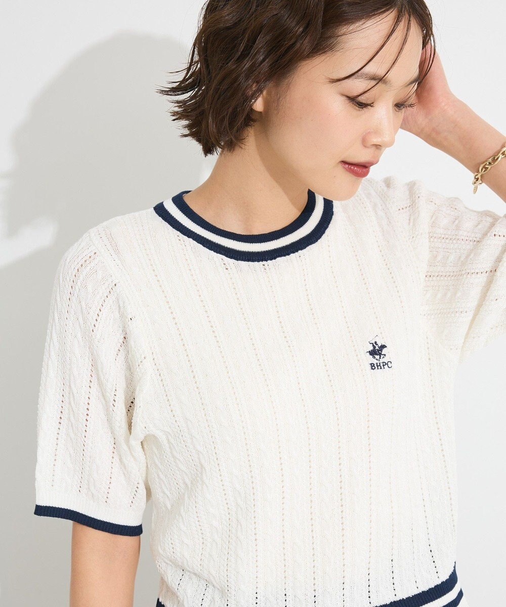 CRAFT STANDARD BOUTIQUE 別注/BHPC 刺繍ケーブル編みニット 