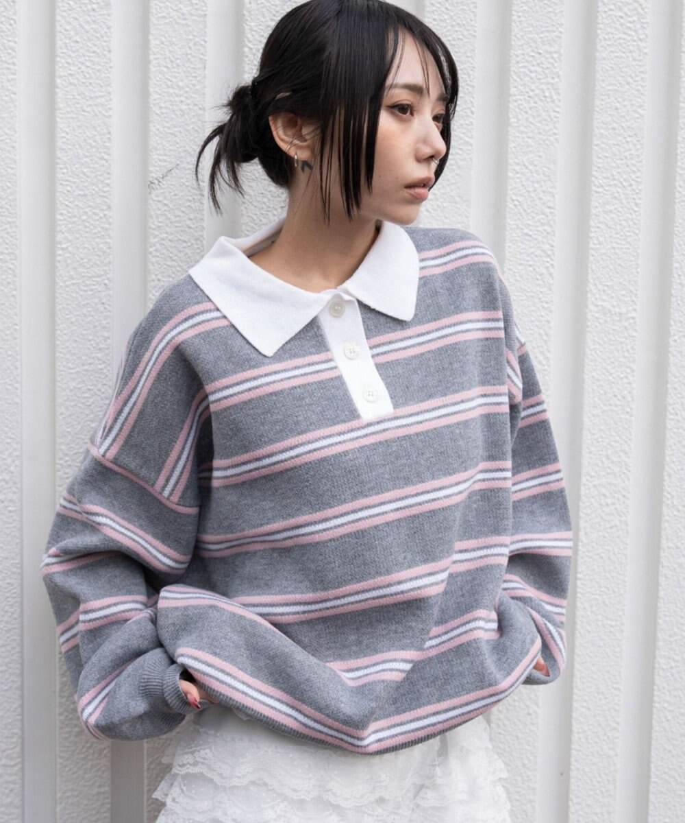 WEGO ポロニットプルオーバー 