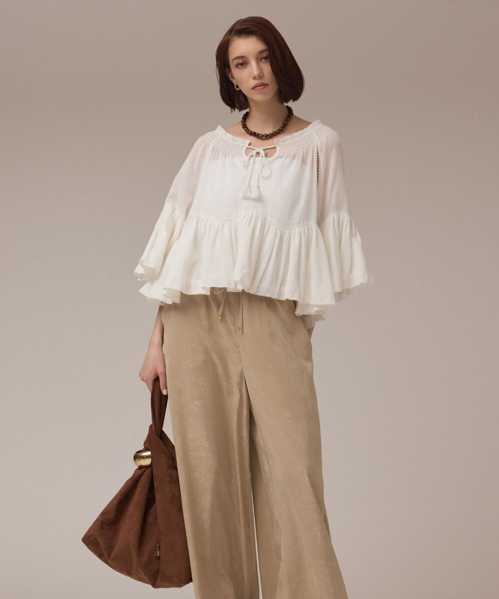 GRACE CONTINENTAL バルーンカフタントップ 