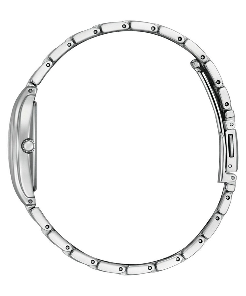 CITIZEN 【数量限定モデル】レッドの文字板が印象的な電池交換不要トノー型ウオッチ 