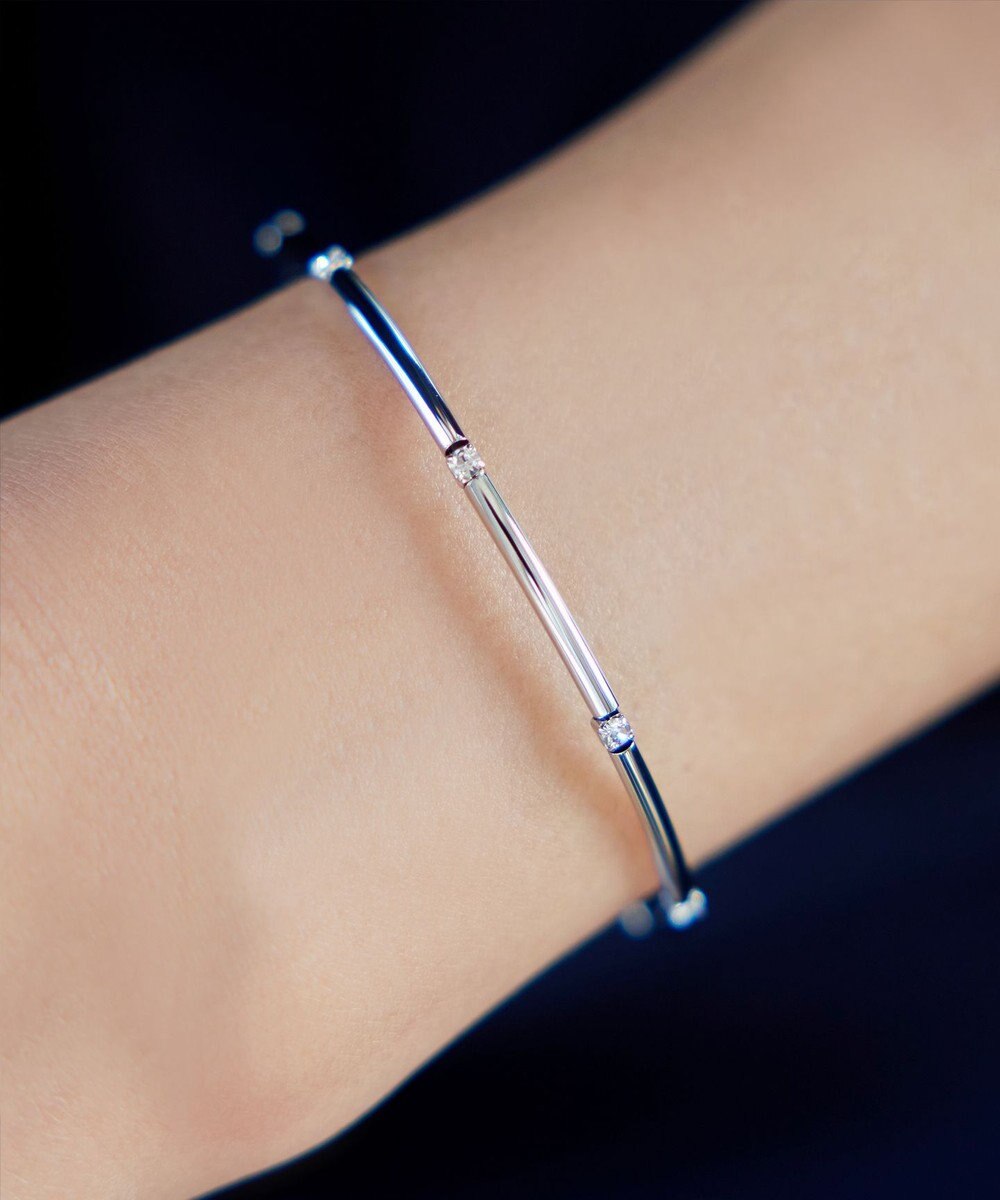 Tiaclasse ストーンワイヤーバングル 