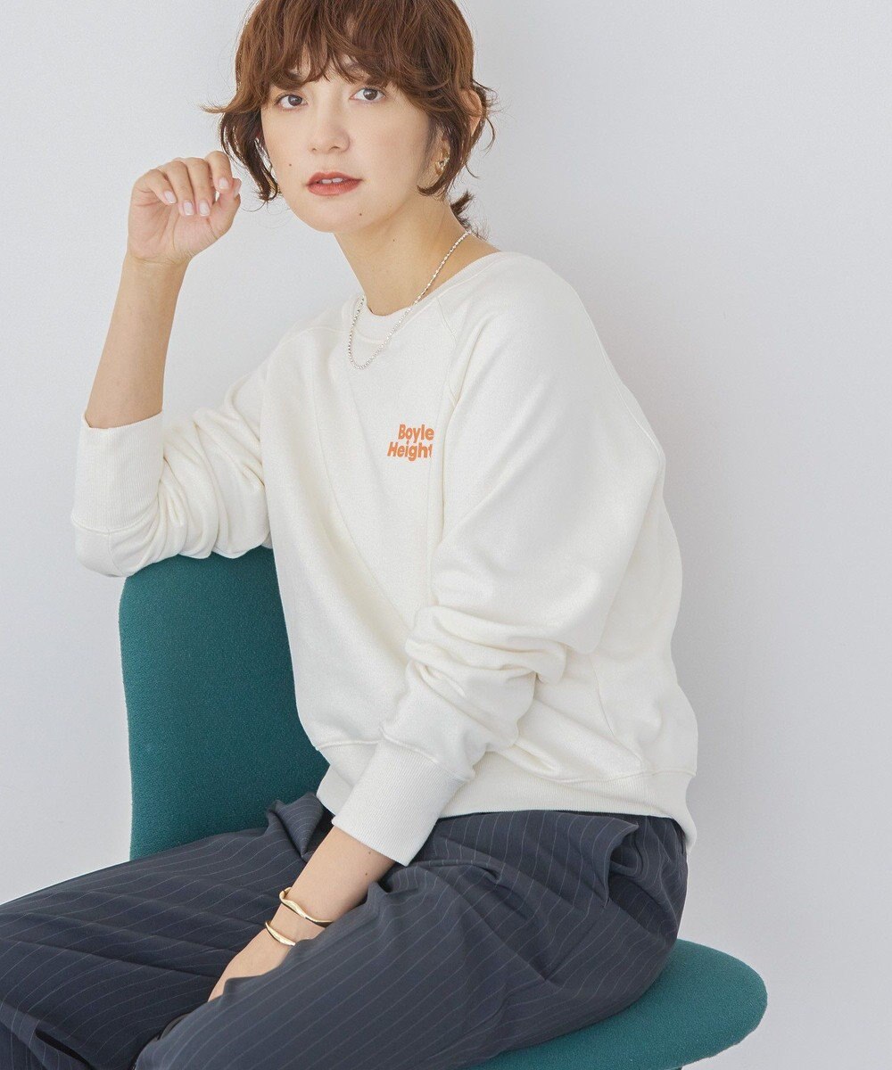 AMERICAN HOLIC サガラ刺繍裏毛プルオーバー 