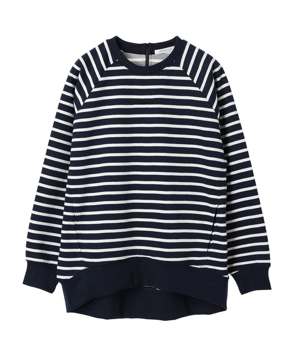 AMERICAN HOLIC バックＺＩＰロゴ刺繍ポンチチュニック 