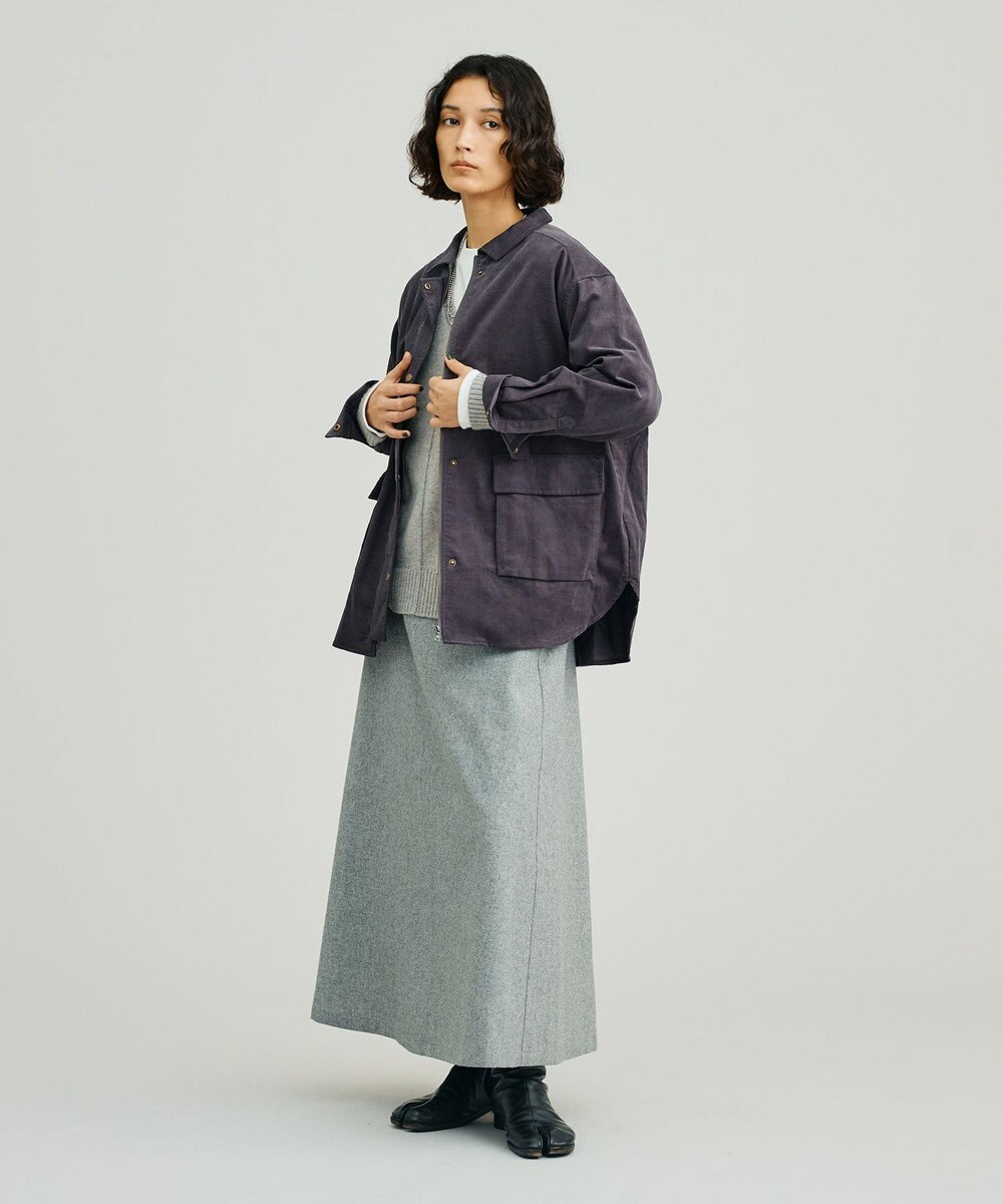 J.PRESS YORK STREET 【WOMEN】コーデュロイ シャツブルゾン 