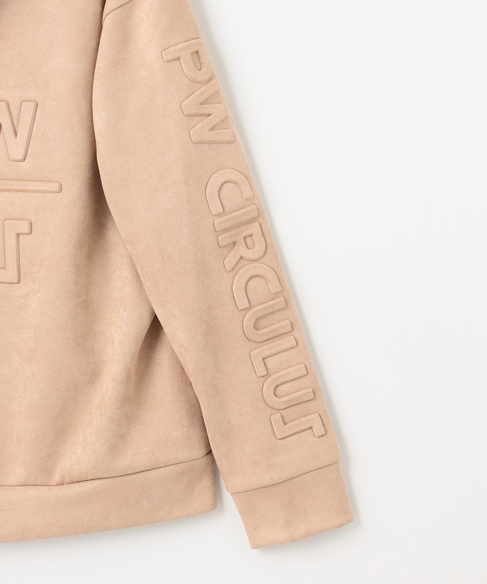 PW CIRCULUS 【WOMEN】スエード調 デタッチャブルフーディ 