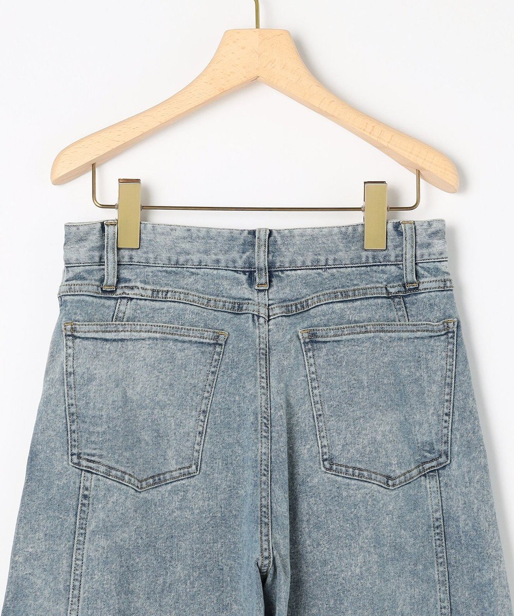 組曲 L 【加藤ローサさん着用】ライトデニムカーブパンツ 