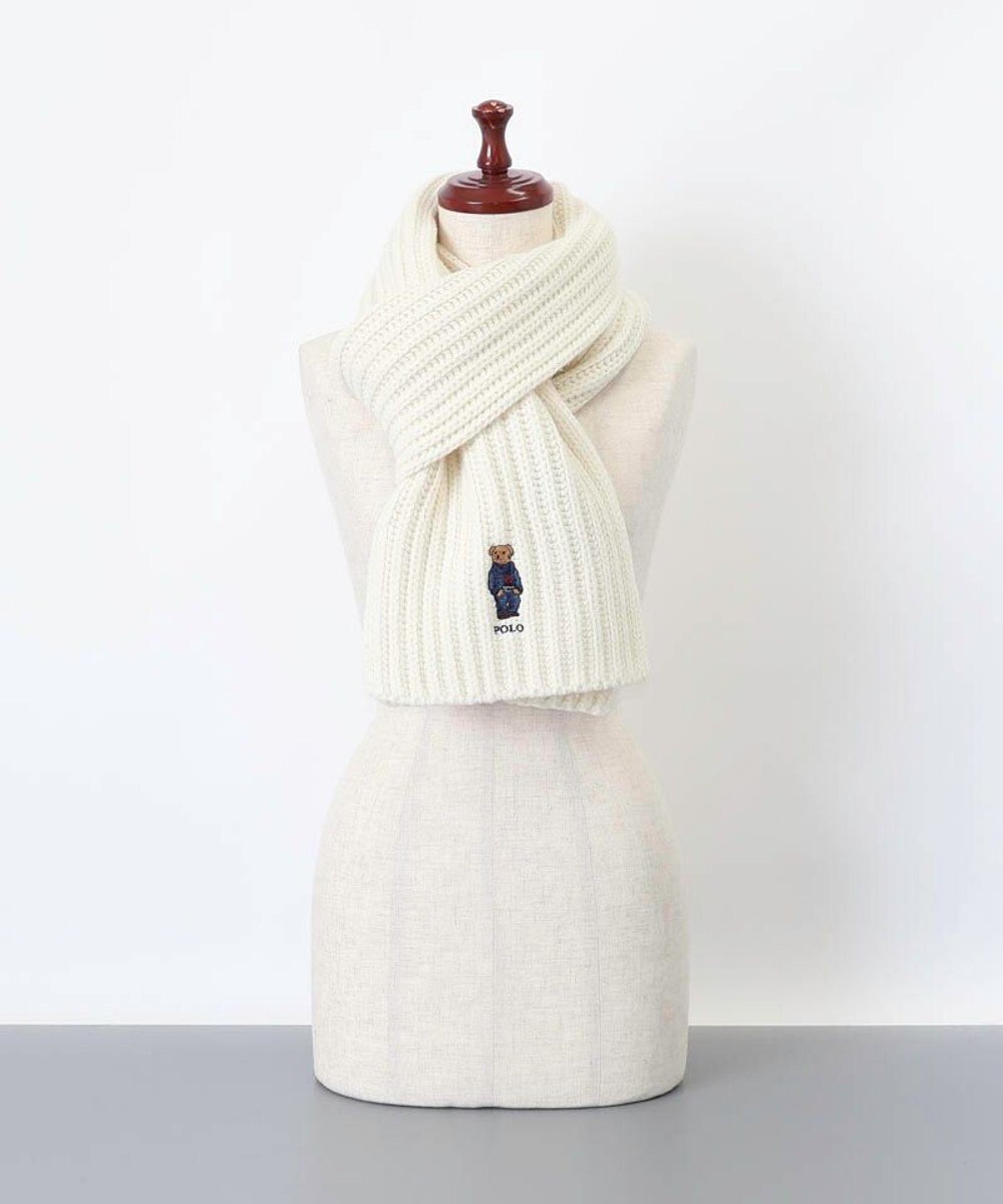 AURORA 【 POLO RALPH LAUREN（ポロ ラルフ ローレン） 】 POLOベア ウールニットマフラー 