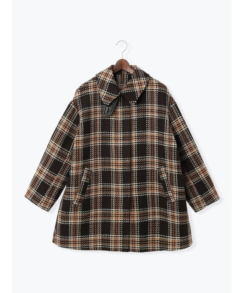 Te chichi ロービングチェックミドルコート《2025winter catalog item》 