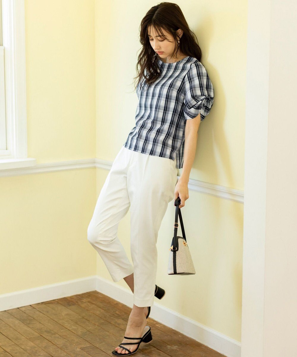 ANY SIS L 【UVケア】クールタッチミラクルガード テーパード パンツ 