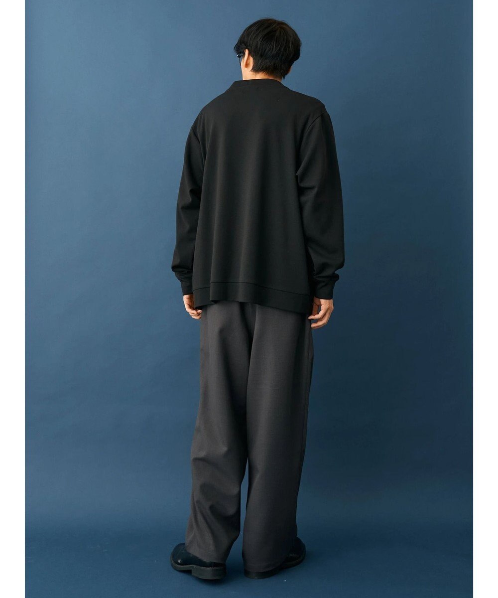 CRAFT STANDARD BOUTIQUE 強撚ポンチカーディガン＋Ｌ／Ｓ　ＴＥＥーＳＥＴ 