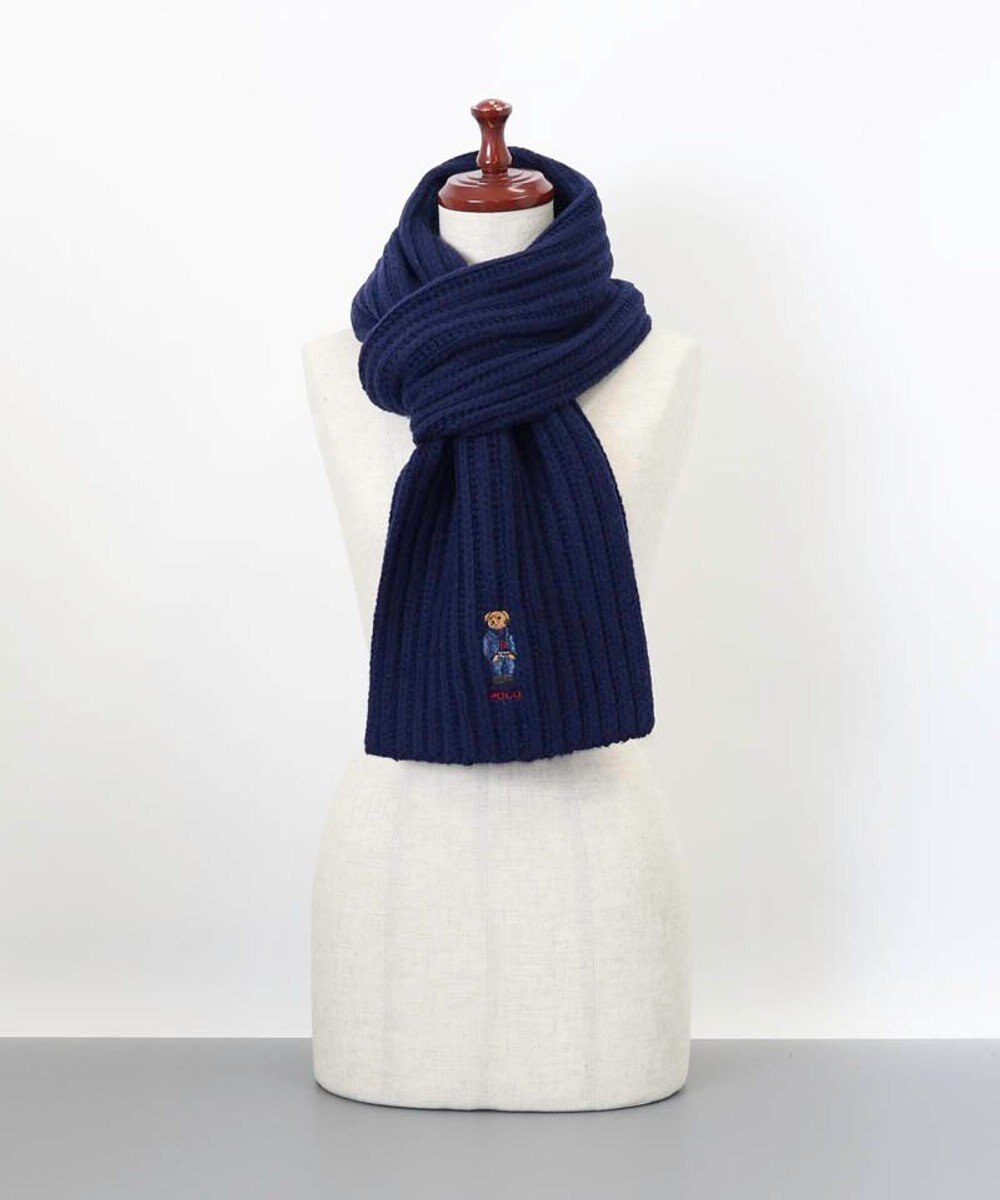 AURORA 【 POLO RALPH LAUREN（ポロ ラルフ ローレン） 】 POLOベア ウールニットマフラー 