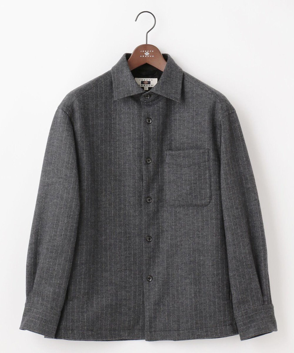 JOSEPH ABBOUD 【軽量/ストレッチ/尾州が誇る上質素材 】ウールミルドジャージーシャツ 
