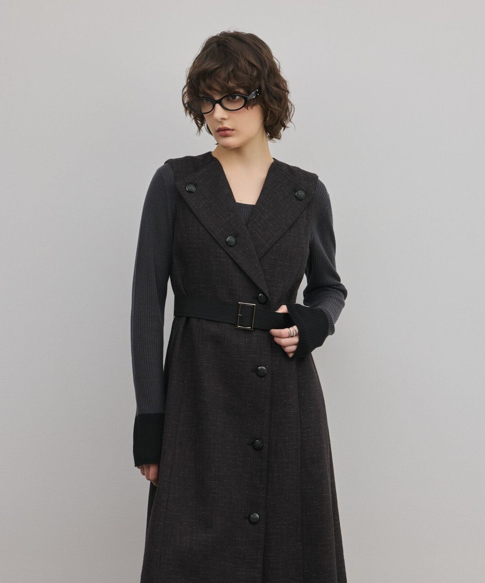 GRACE CONTINENTAL ツイーディジャンパースカート 