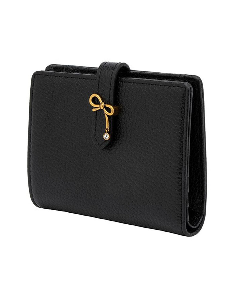 LANVIN en Bleu リュバン コンパクト二つ折り財布 