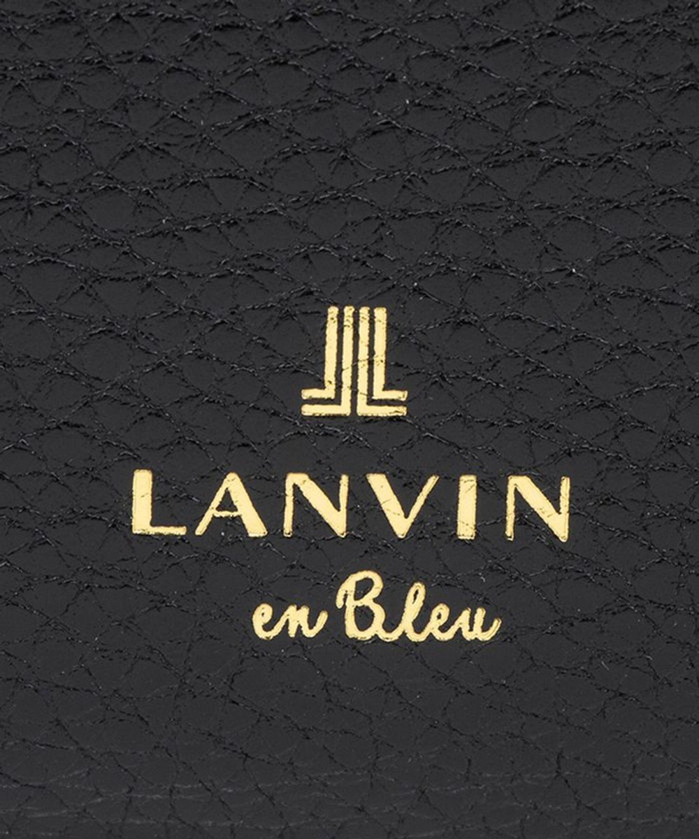 LANVIN en Bleu リュバン コンパクト二つ折り財布 