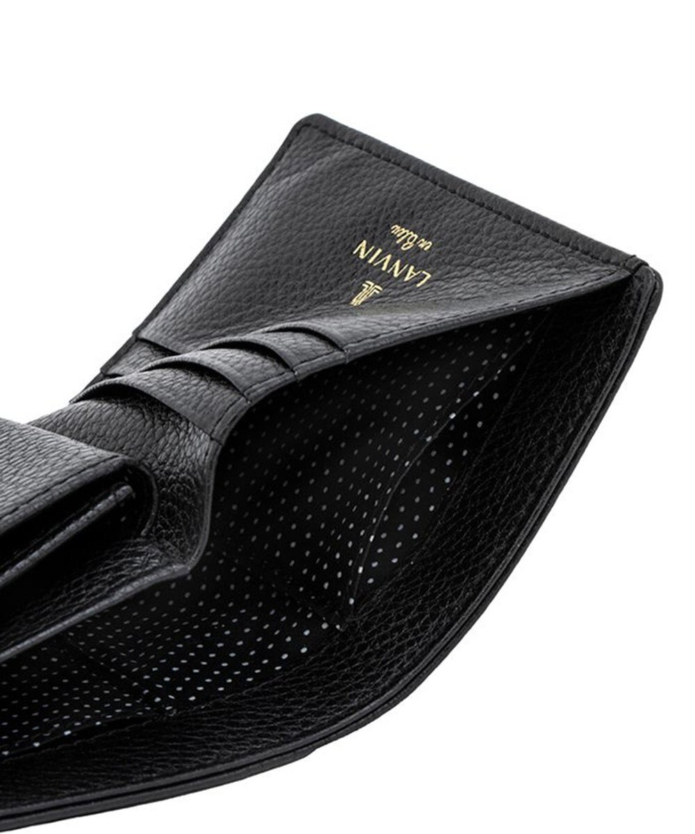 LANVIN en Bleu リュバン コンパクト二つ折り財布 