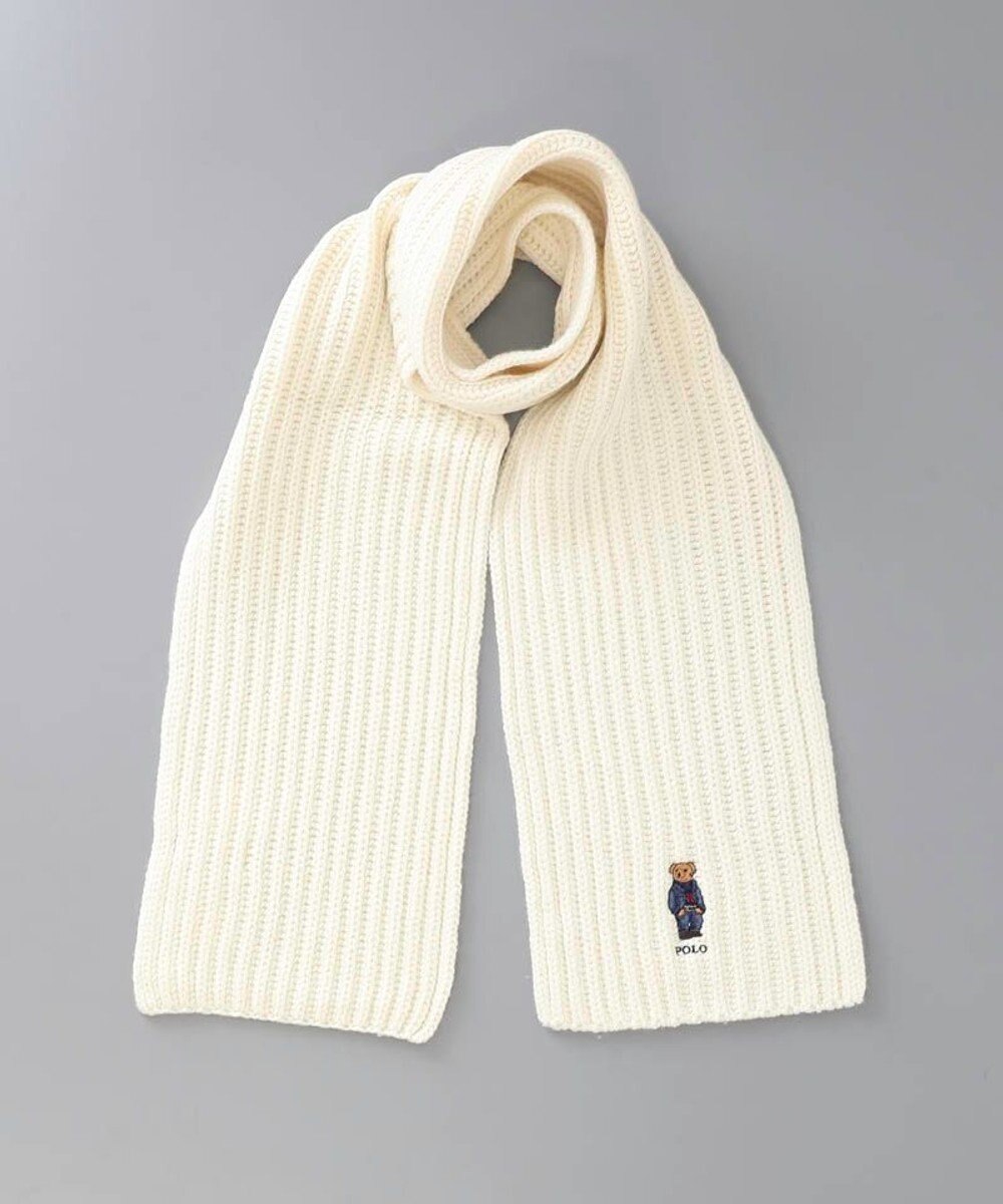 AURORA 【 POLO RALPH LAUREN（ポロ ラルフ ローレン） 】 POLOベア ウールニットマフラー 