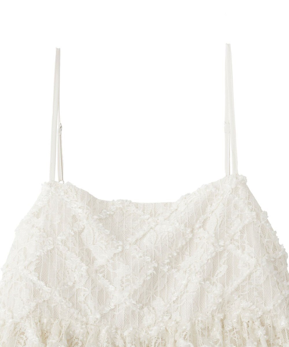 earth music&ecology 【予約】フリンジレースキャミビスチェ 