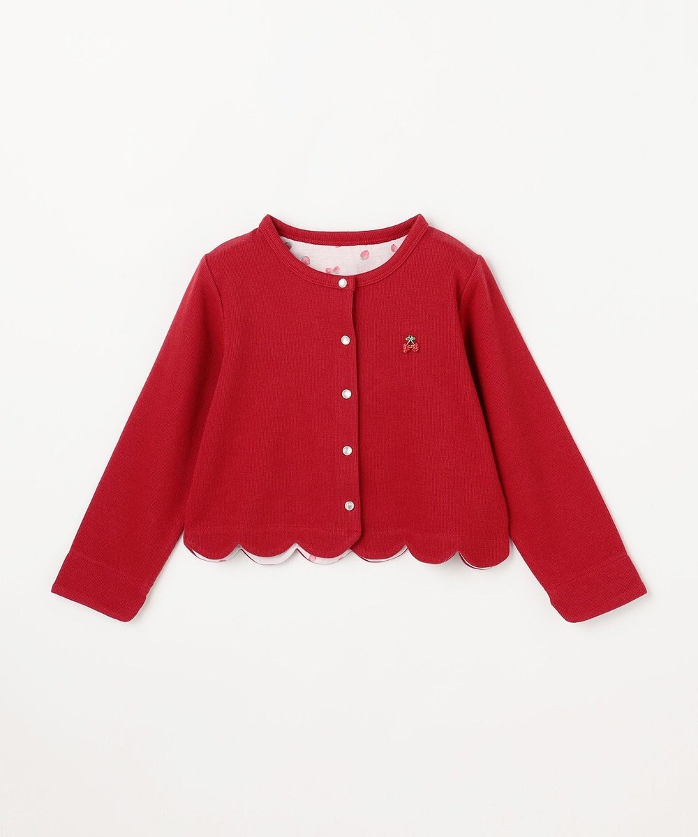 ANY KIDS 【Strawberry Collection】スナップボタン カーディガン 