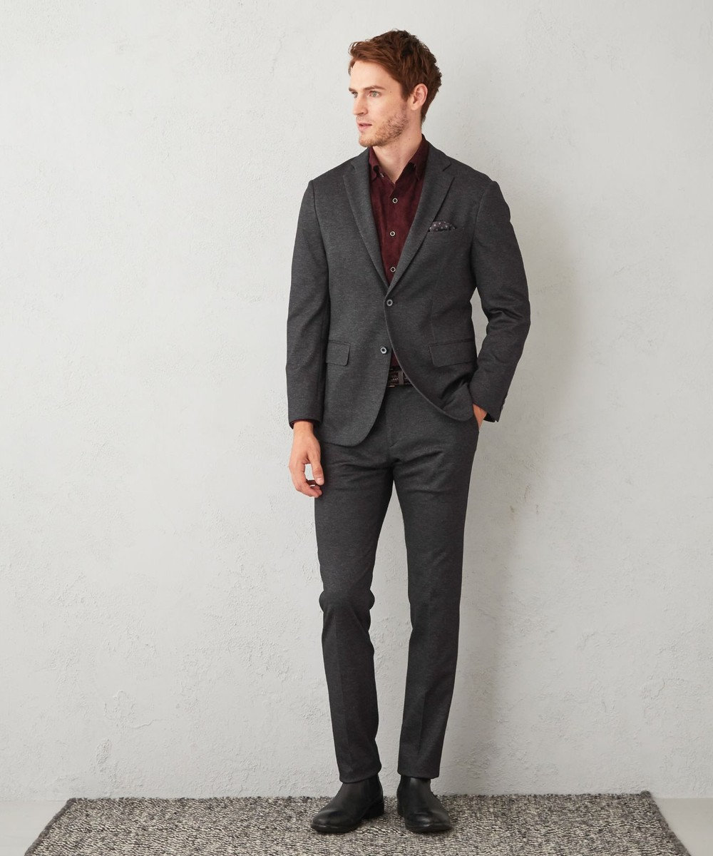 JOSEPH ABBOUD 【多機能/ストレッチ】ツィーディージャージー ジャケット 