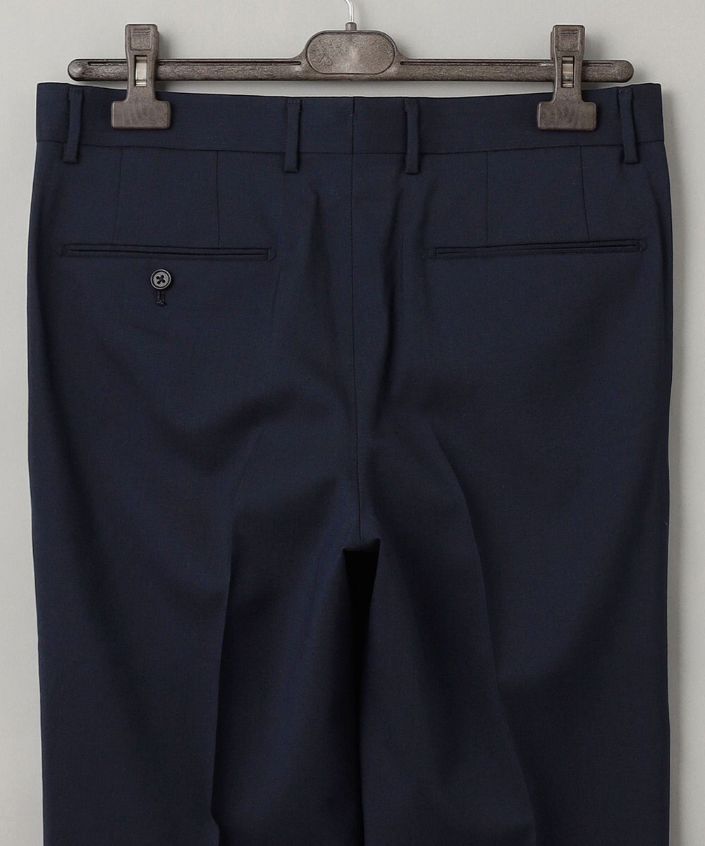 GOTAIRIKU ロングセラー【洗える/折り目加工/シワになりにくい/ウエストアジャスター】ウォッシャブル サマーウール100％パンツ_定番色(1タック)24年モデル 