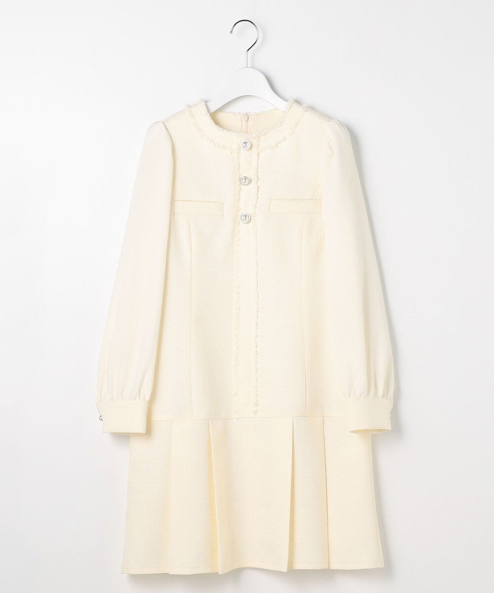 Feroux ツイードミディ ワンピース 